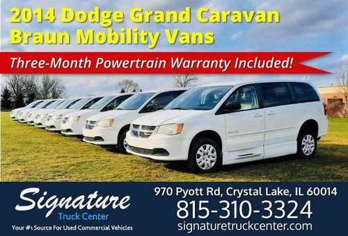 2014 Dodge Grand Caravan Braun Mobility Van - FREE WARRANTY... for sale in Crystal Lake, IL