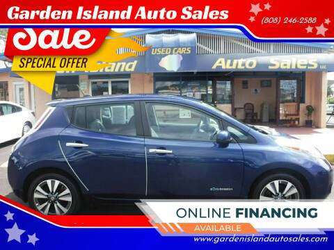 2017 NISSAN LEAF SL New OFF ISLAND Arrival 4/28 One Owner Very for sale in Lihue, HI