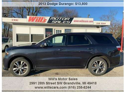 2013 Dodge Durango SXT AWD SUV - cars & trucks - by dealer - vehicle... for sale in GRANDVILLE, MI