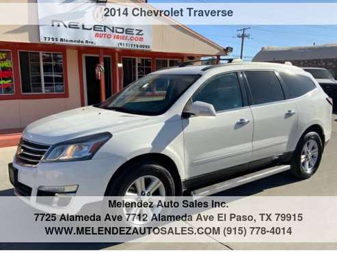 2014 Chevrolet Traverse FWD 4dr LT w/2LT - cars & trucks - by dealer... for sale in El Paso, TX