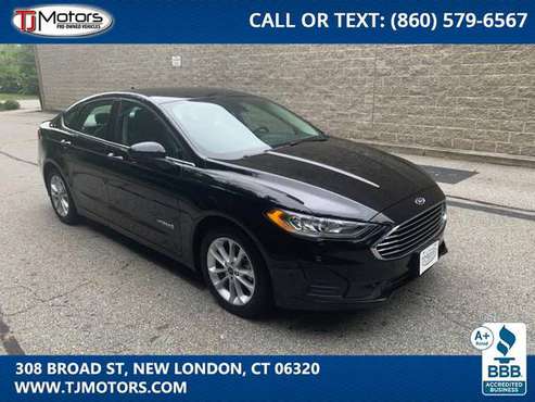 Wow! A 2019 Ford Fusion Hybrid with only 26,809 Miles-eastern CT -... for sale in New London, CT