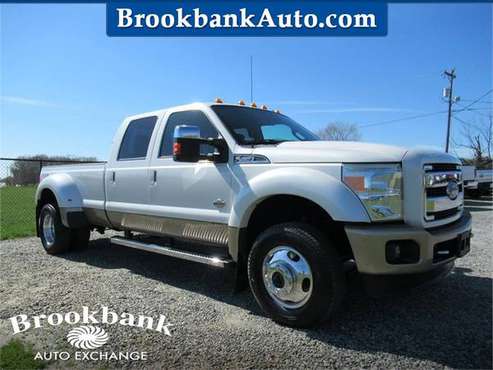 2014 FORD F450 SUPER DUTY KING RANCH, White APPLY ONLINE for sale in Summerfield, VA