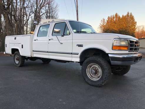 1996 Ford F 350 XLT V8 Crew Cab 7.4 Liter 4x4 35,000 miles - cars &... for sale in Freeland, PA
