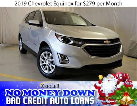 $279/mo 2019 Chevrolet Equinox Bad Credit & No Money Down OK - cars... for sale in Oak Park, IL