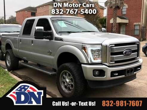 2015 Ford Super Duty F-250 Truck F250 4WD Crew Cab 156 Platinum Ford... for sale in Houston, TX