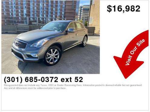 2017 INFINITI QX50 Base ** Call Today** for the Absolute Best Deal... for sale in Bethesda, District Of Columbia