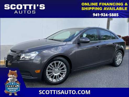 2011 Chevrolet Cruze ECO 1-OWNER CLEAN CARFAX AUTO LOW MILES for sale in Sarasota, FL