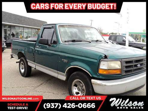 1996 Ford F150 F 150 F-150 XL 2dr 2 dr 2-dr Standard Cab LB PRICED for sale in Fairborn, OH
