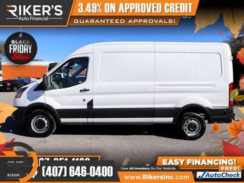 $325/mo - 2018 Ford Transit-250 Base Cargo Van - 100 Approved! -... for sale in Kissimmee, FL