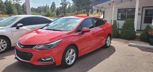2017 CHEVY CRUZE ~ HOT LITTLE RED CAR ~ LOOKS BRAND NEW - cars &... for sale in Show Low, AZ