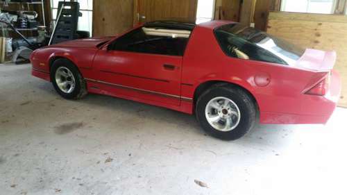 1987 Camaro Iroc Z open to trades reduced for sale in Waynesville, GA