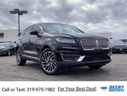 2019 Lincoln Nautilus Reserve suv Black - - by dealer for sale in Iowa City, IA