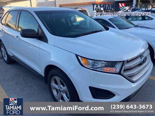 2017 Ford Edge Oxford White Sweet deal*SPECIAL!!!* - cars & trucks -... for sale in Naples, FL
