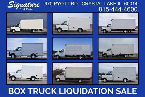 2012 GMC 3500 and Ford E350 12ft and 16ft Box Truck Liquidation Sale! for sale in Rochester, MN