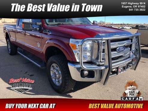 2015 Ford F350 Super Duty Crew Cab Lariat Pickup 4D 8 ft - cars & for sale in Eugene, OR