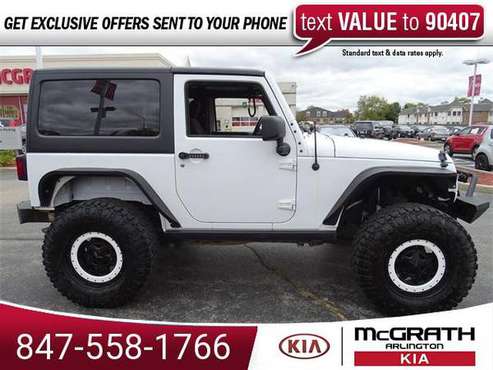 2015 Jeep Wrangler hatchback Bright White Clearcoat for sale in Palatine, IL