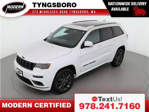 2018 Jeep Grand Cherokee Overland 4x4 - - by dealer for sale in Tyngsboro, MA