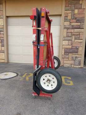 Portable motorcycle trailer - cars & trucks - by owner - vehicle... for sale in Santa Clara, UT