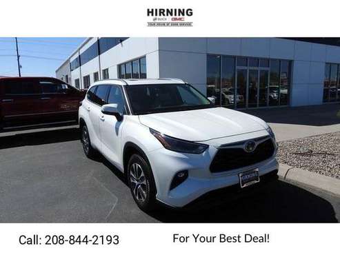 2021 Toyota Highlander XLE suv White - - by dealer for sale in Pocatello, ID