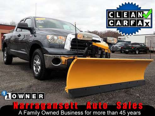 2008 Toyota Tundra Double Cab 4X4 TRD Package Fisher Plow 1Owner... for sale in West Warwick, MA