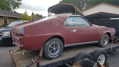 1968 AMX 390 project UPDATE - cars & trucks - by owner - vehicle... for sale in Aloha, OR