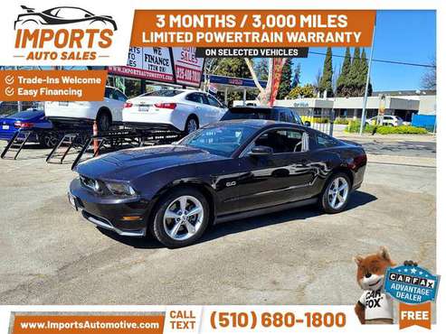 343/mo - 2012 Ford Mustang GT Premium 2dr 2 dr 2-dr Fastback - cars for sale in San Leandro, CA