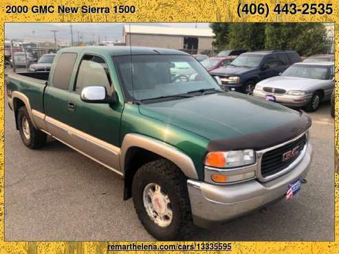 2000 GMC Other Ext Cab 4WD SLE - cars & trucks - by dealer - vehicle... for sale in Helena, MT