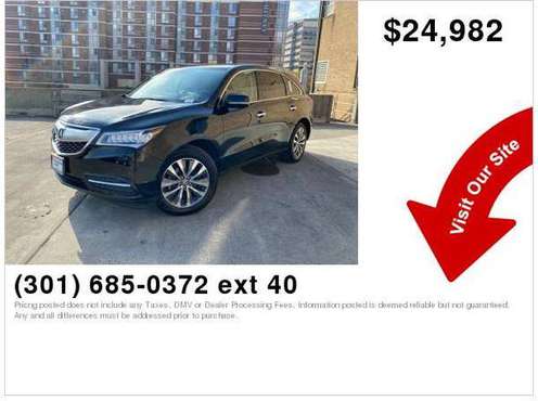 2016 Acura MDX SH-AWD w/Tech ** Call Today** for the Absolute Best... for sale in Bethesda, District Of Columbia