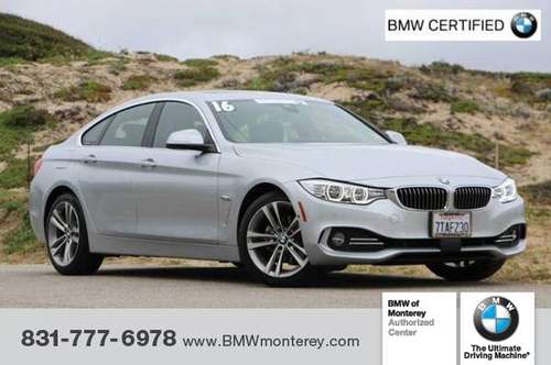 2016 BMW 428i Gran Coupe 4dr Sdn 428i RWD Gran Coupe SULEV for sale in Seaside, CA