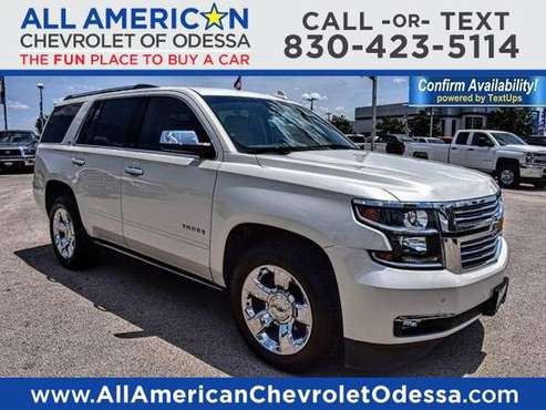 2015 Chevrolet Tahoe SUV Chevy 4WD 4dr LTZ Tahoe for sale in Odessa, TX