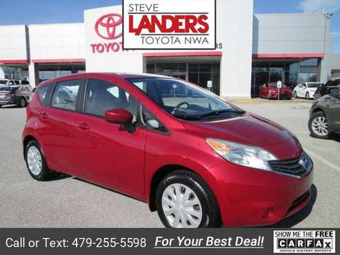 2015 Nissan Versa Note SV hatchback Red Brick - cars & trucks - by... for sale in ROGERS, AR