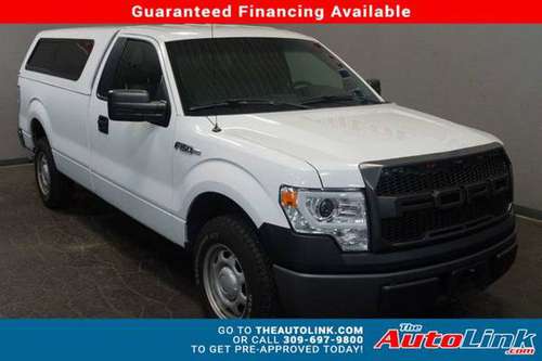 2013 Ford F150 Regular Cab, XL Pickup 2D 8 ft - WHITE for sale in Bartonville, IL