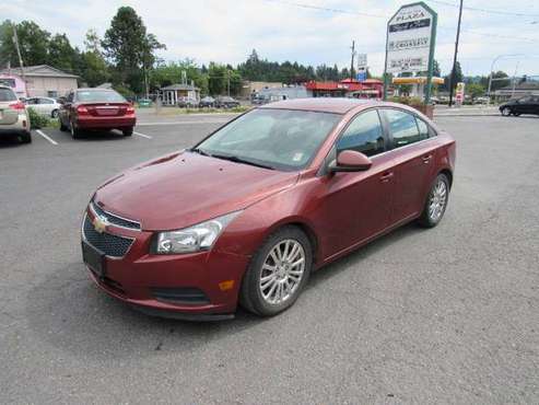 2012 CHEVROLET CRUZE / ECO + WARRANTY + EASY IN HOUSE FINANCE $1000... for sale in WASHOUGAL, OR