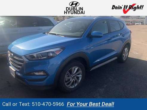 2017 Hyundai Tucson SE suv Caribbean Blue - - by for sale in Dublin, CA
