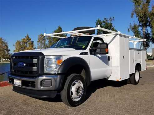 2016 FORD UTILITY F450 WITH JUMBO BOX,LADDER RACK,6.8L - cars &... for sale in Santa Ana, CA