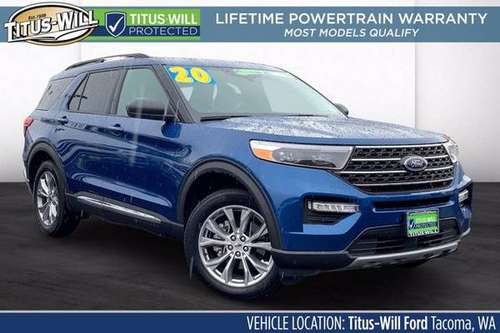 2020 Ford Explorer 4x4 4WD XLT SUV - - by dealer for sale in Tacoma, WA