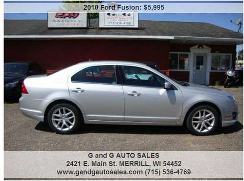 2010 Ford Fusion SEL 4dr Sedan 139464 Miles for sale in Merrill, WI