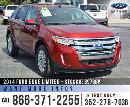 *** 2014 FORD EDGE LIMITED SUV *** Cruise - Leather Seats - SYNC for sale in Alachua, FL