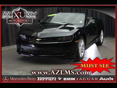 15859 - 2014 Chevrolet Camaro LT Convertible LOW MILES! Get Approved for sale in Phoenix, AZ