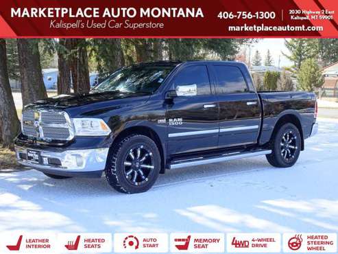 2014 RAM 1500 CREW CAB 4x4 4WD Truck Dodge LARAMIE LIMITED PICKUP 4D for sale in Kalispell, MT