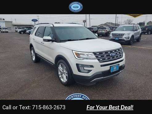 2017 Ford Explorer Limited suv White - cars & trucks - by dealer -... for sale in Thorp, WI