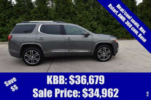 2018 GMC ACADIA Denali A2082 - cars & trucks - by dealer - vehicle... for sale in Morton, IL