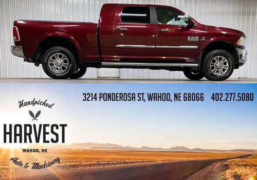 2016 Ram 2500 Mega Cab - Small Town & Family Owned! Excellent for sale in Wahoo, NE
