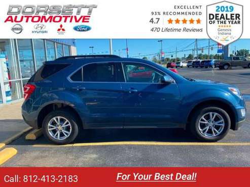 2017 Chevy Chevrolet Equinox hatchback Patriot Blue Metallic - cars... for sale in Terre Haute, IN