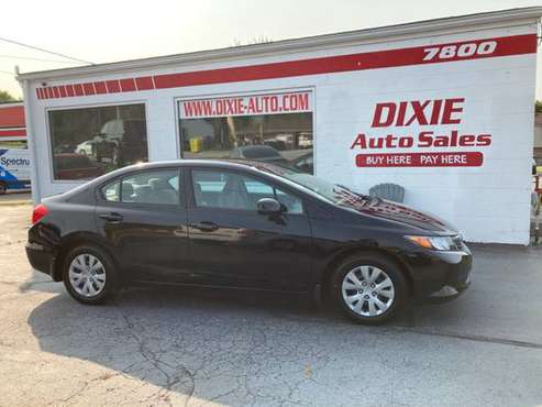 2012 Honda Civic Sdn LX AT - cars & trucks - by dealer - vehicle... for sale in Louisville, KY