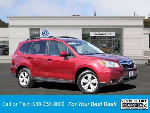 2016 Subaru Forester 2 5i Limited Sport Utility suv Venetian Red for sale in Colma, CA