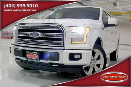 2016 *Ford* *F-150* *4WD SuperCrew 145 Limited* Whit - cars & trucks... for sale in Jonesboro, GA