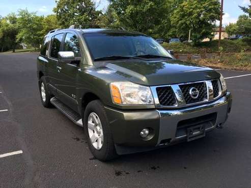 2005 Nissan Armada LE, 4X4 Low mile, clean title, third row, leather for sale in Beaverton, OR
