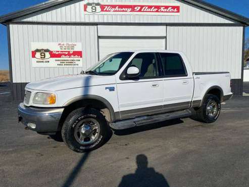 2001 Ford F-150 F150 F 150 Lariat 4dr SuperCrew 4WD Styleside SB... for sale in Ponca, SD