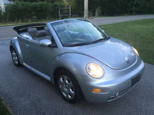 2003 Volkswagen Beetle Convertible GLS 72k miles Auto Leather Clean for sale in hudson valley, NY